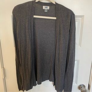 Old Navy Gray Open Cardigan